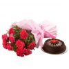 chocolate-cake-n-flowers-combo