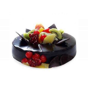 Fruit-Chocolate-Cake