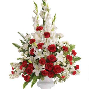 Lilies-&-Roses-Vase