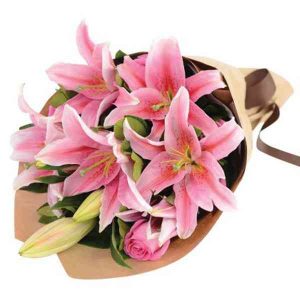 Pink-Lily-Bouquets