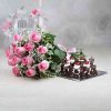 Pink-Roses-With-Black-Fores