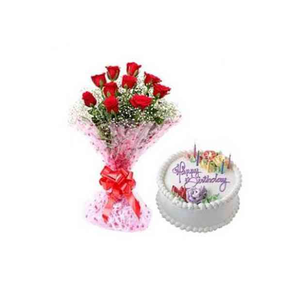 Red-Roses-With-Vanilla-Cake