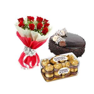 Roses,-Cake-&-Ferrero-Roche