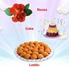 Roses-Laddu - Cake