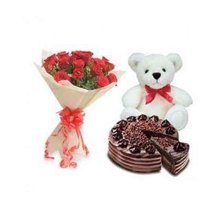 Roses,-Teddy-With-Choco-Chi