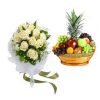 White-Roses-With-Fruit-Bask