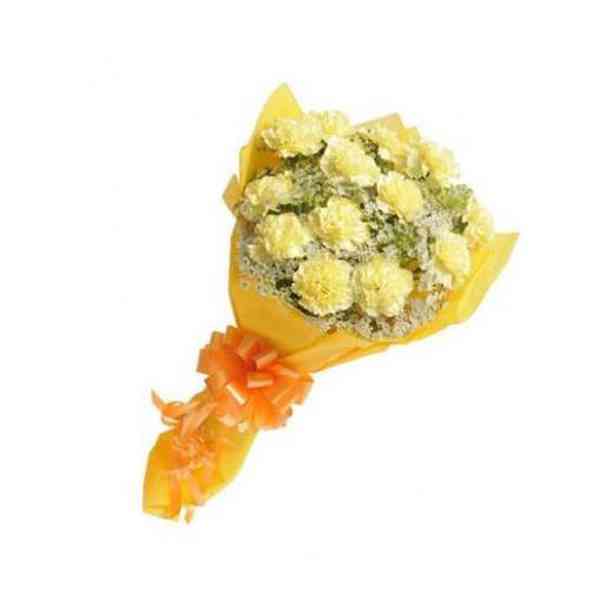 Yellow-Carnation-Bouquet